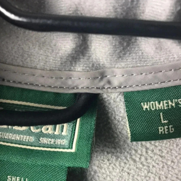 LL BEAN WINDSTOPPER WOMENS SIZE LARGE BLACK JACKET - Picture 4 of 12